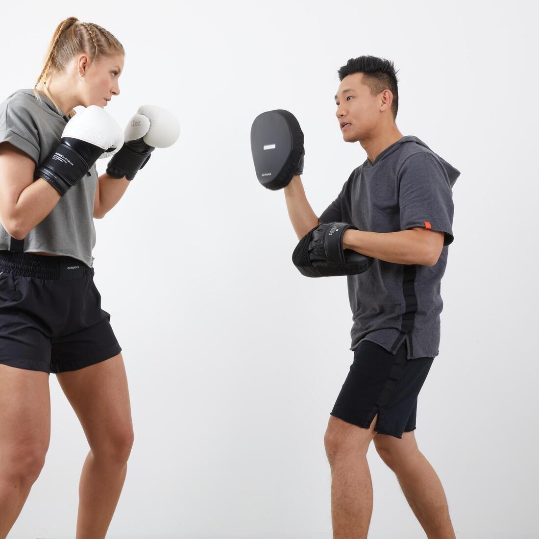 Boxing Speed Punching Mitts (X2), Black, No Color, large image number 5