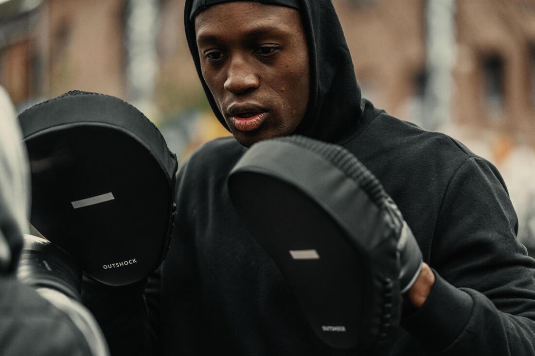 Boxing Speed Punching Mitts (X2), Black, No Color, large image number 6