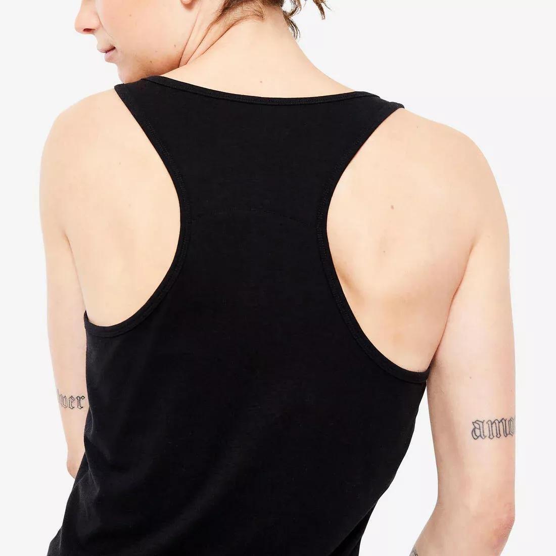 Women Slim-Fit Fitness Crew-Neck Tank Top - 500, Purple, , large image number 2