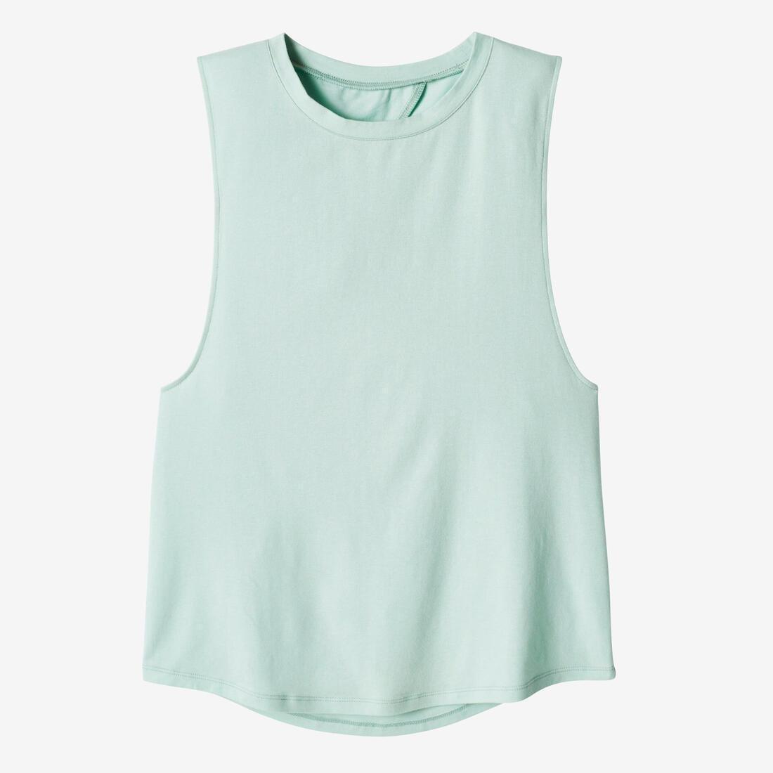 DOMYOS - Women Fitness Loose-Fit Tank Top 500, Green