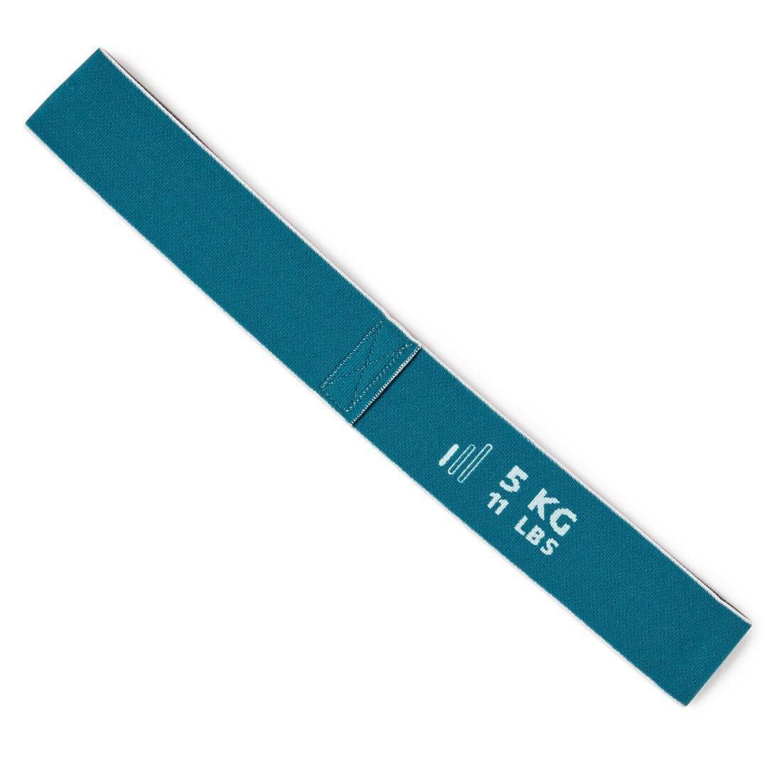 Fitness Short Fabric Resistance Band, Navy, , medium