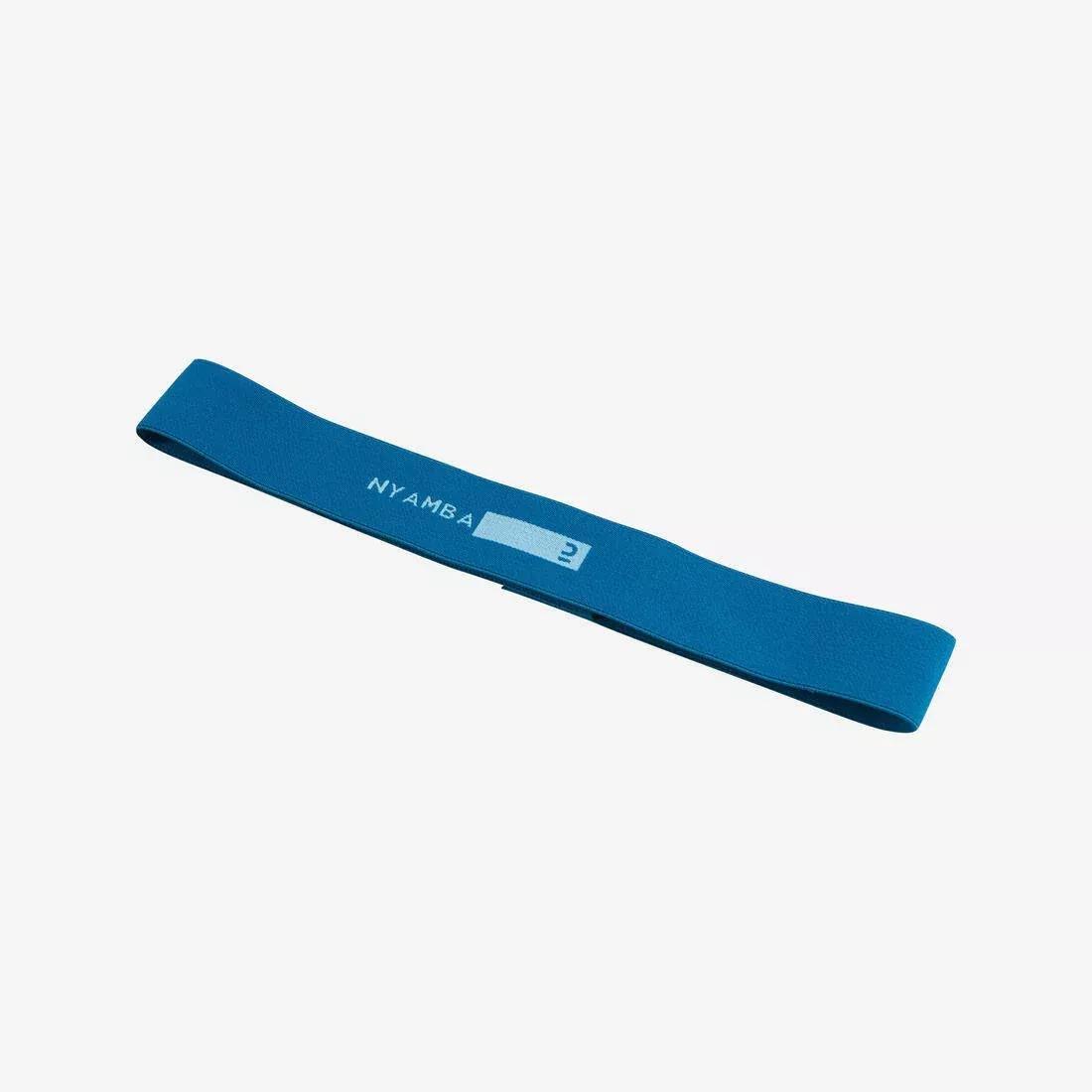 Fitness Short Fabric Resistance Band, Navy, No Color, large image number 13