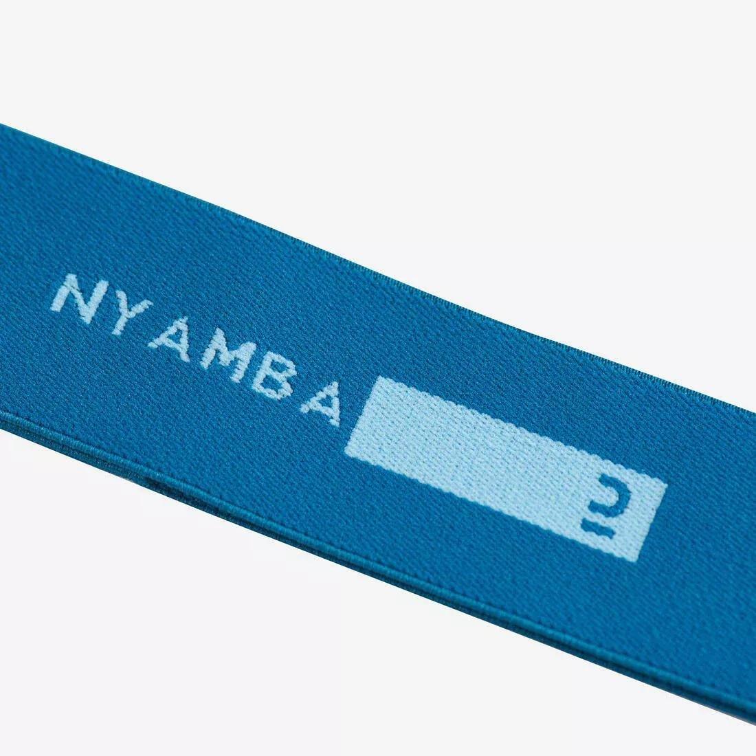 Fitness Short Fabric Resistance Band, Navy, No Color, large image number 14
