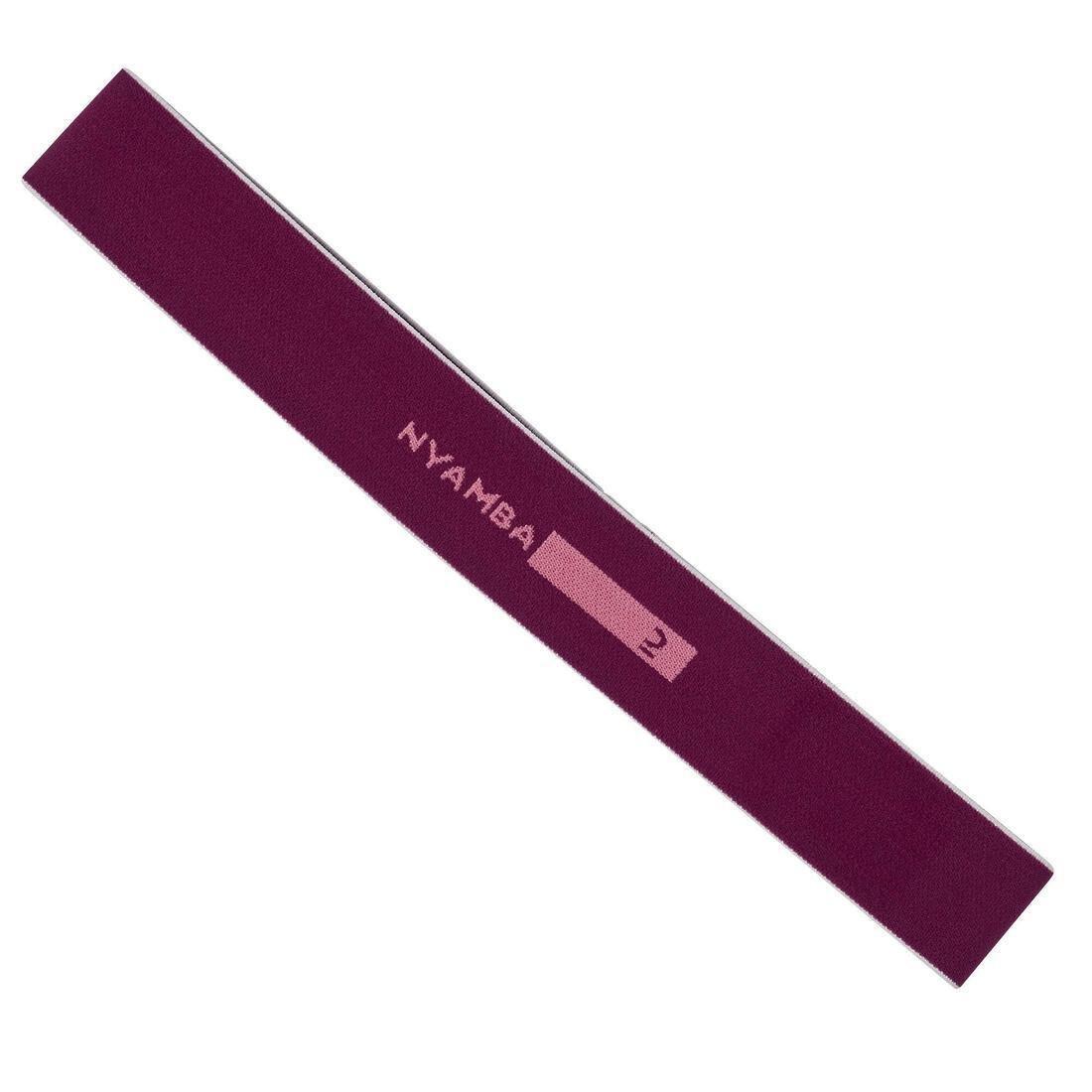 Fitness Resistance Textile Band, Purple, , medium
