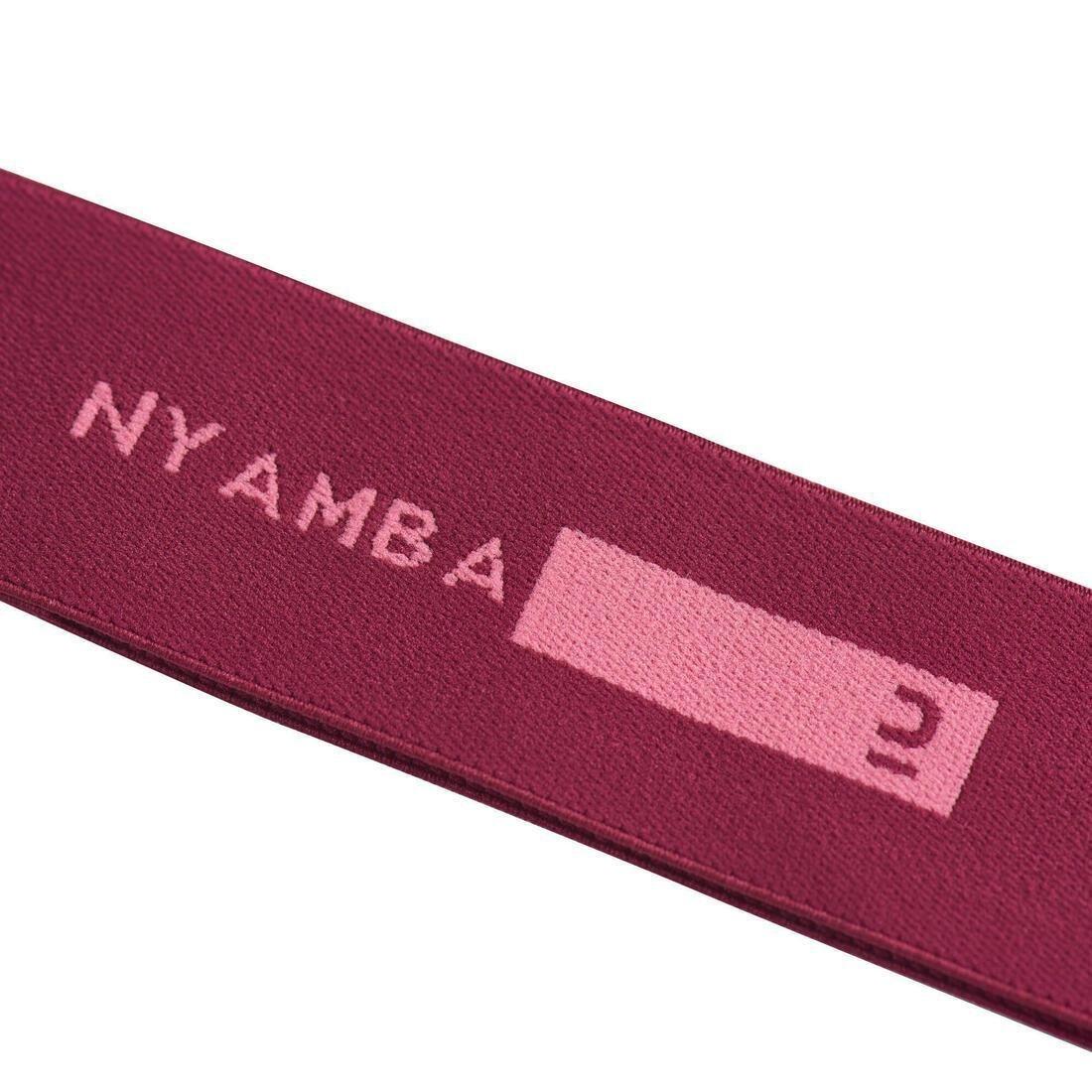 Fitness Resistance Textile Band, Purple, No Color, large image number 4