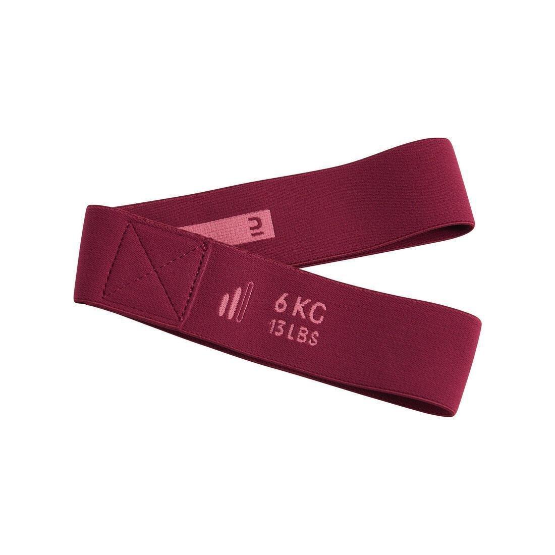 Fitness Resistance Textile Band, Purple, No Color, large image number 5