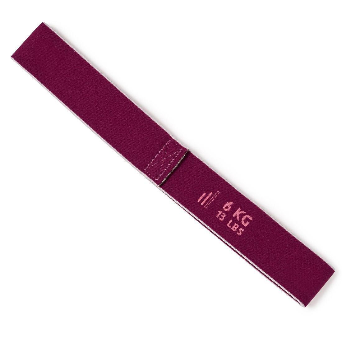 Fitness Resistance Textile Band, Purple, No Color, large image number 10