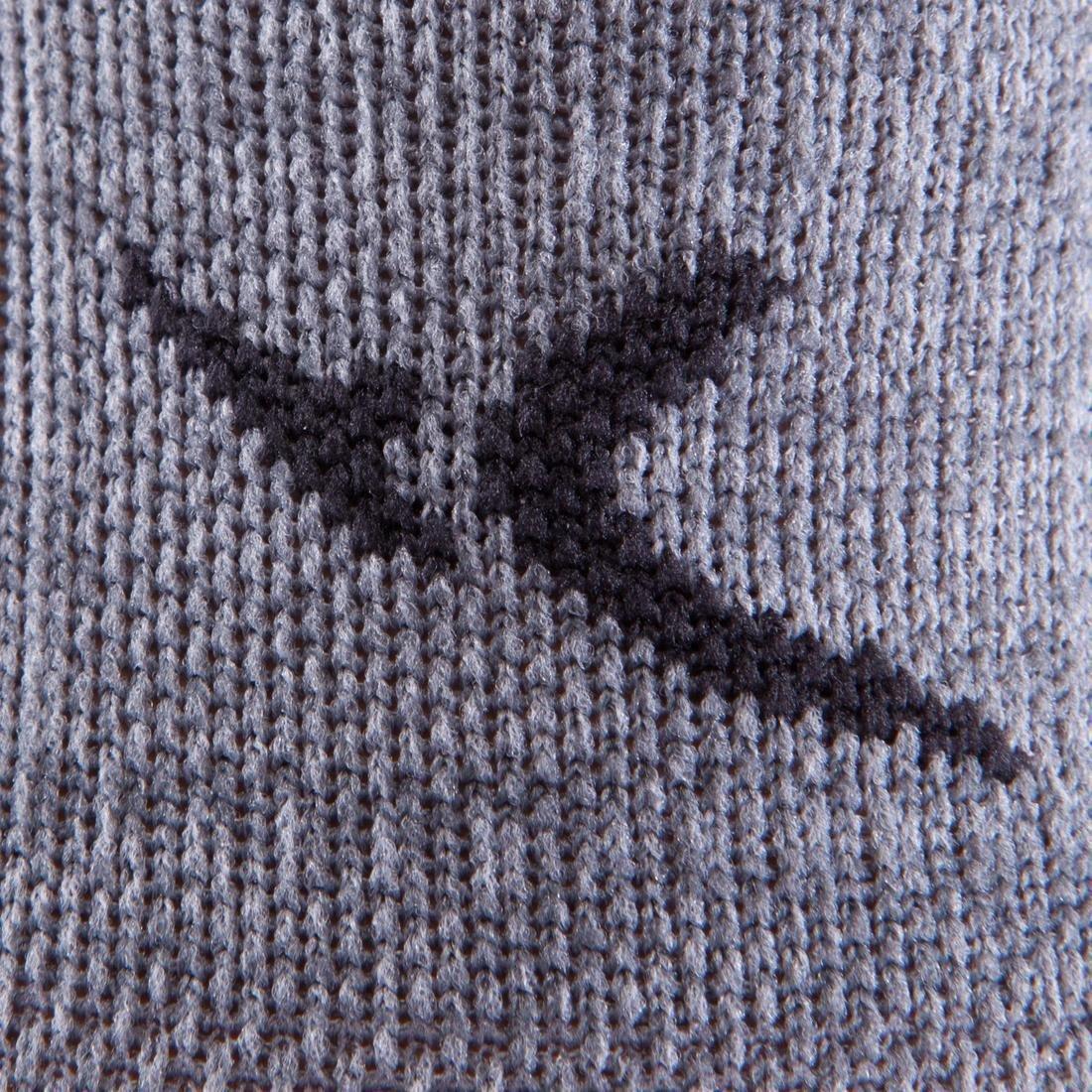 Unisex Invisible Fitness Cardio Training Socks - Twin-Pack, Grey, , large image number 14