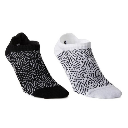 DOMYOS - Invisible Fitness Cardio Training Socks Pack Of 2, Black