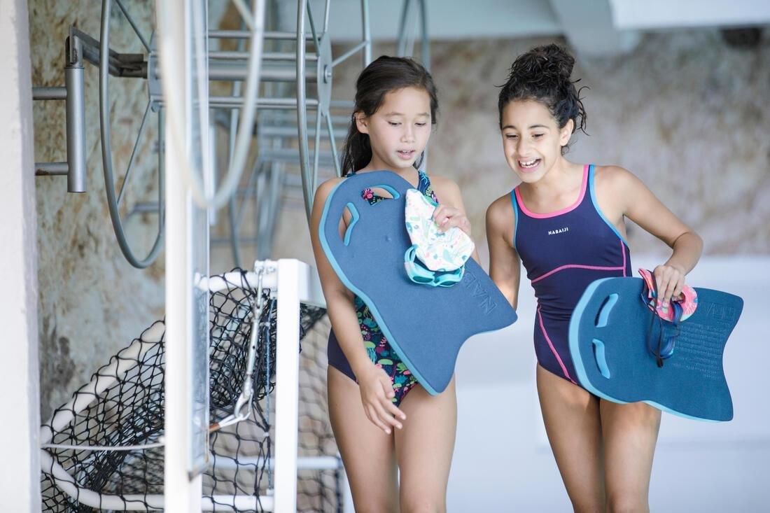 NABAIJI - Kids Girls Kamyie + 500 One-Piece Swimsuit, Navy