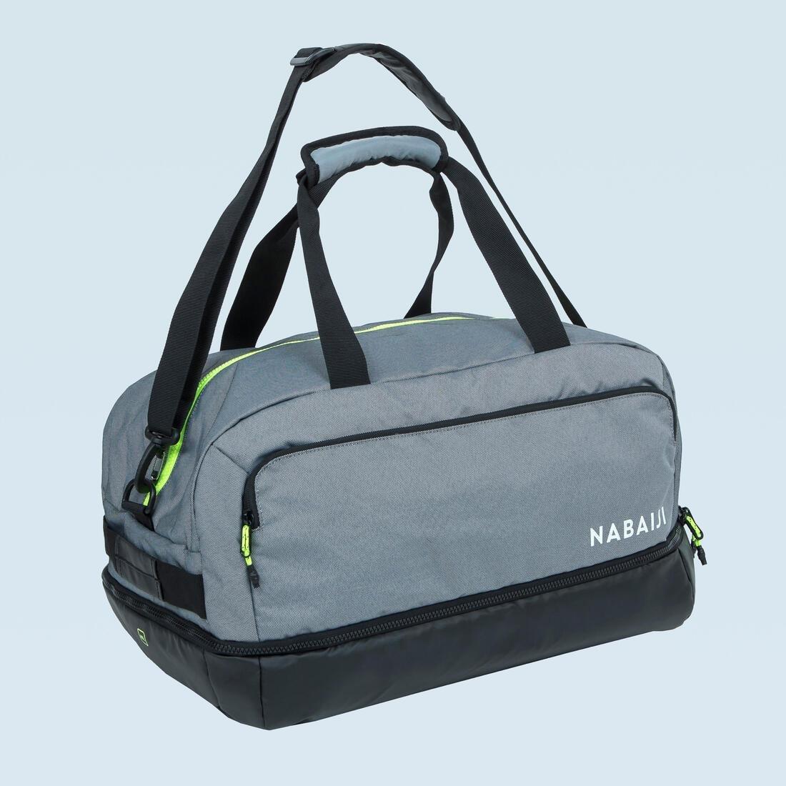 Swimming Bag 500 40L Grey, Black, No Color, large image number 0