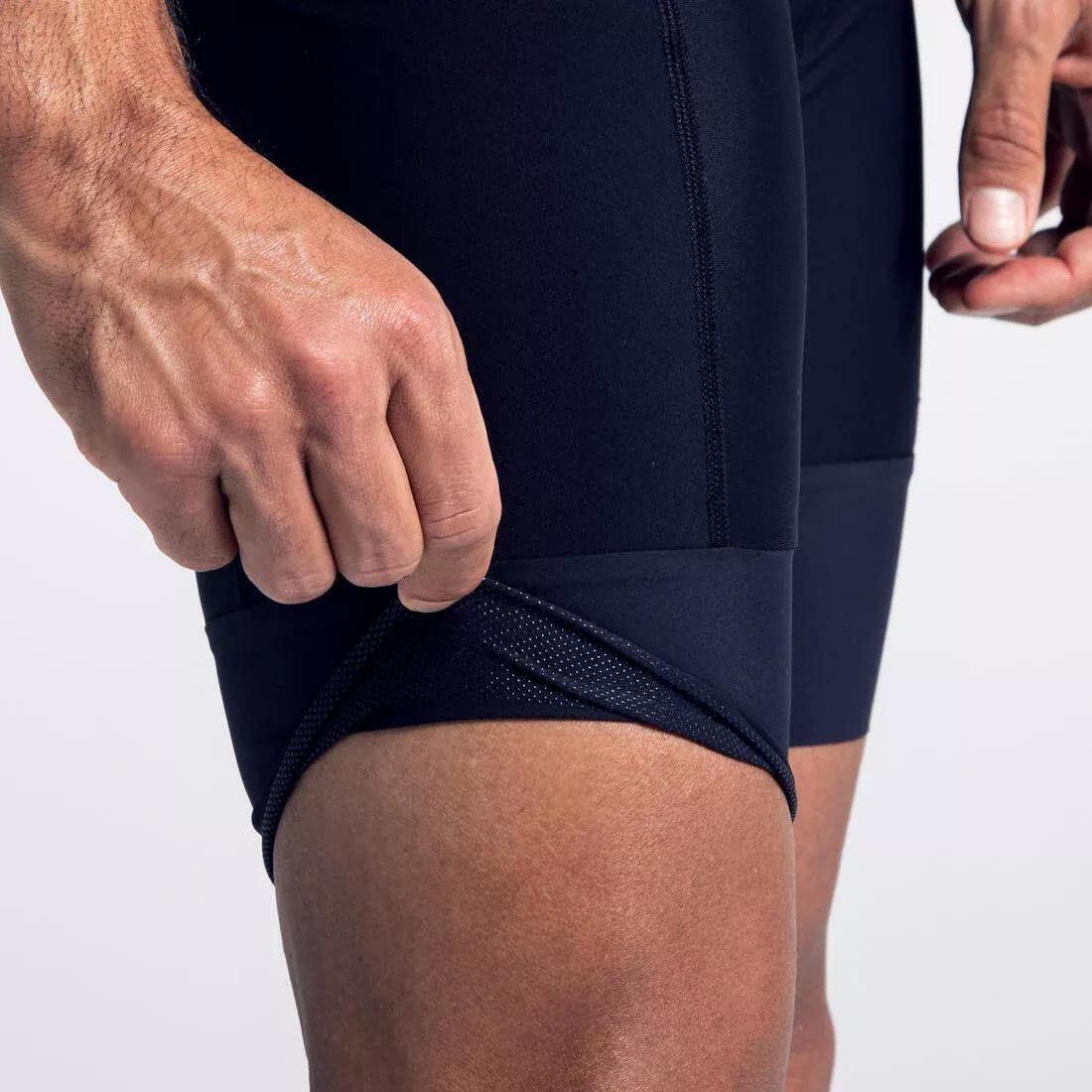 Men Road Cycling Bibless Shorts Rc500, Black, , large image number 13