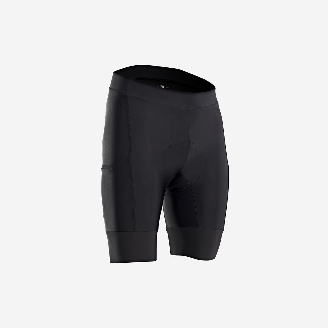 Men Road Cycling Bibless Shorts - Rc500, Navy, No Color, large image number 6