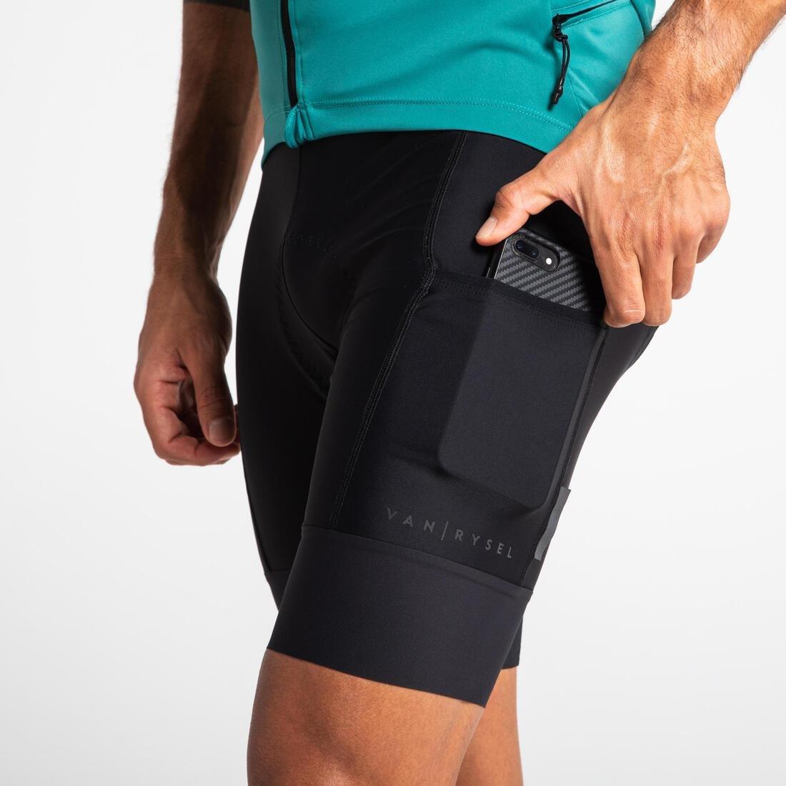 Men Road Cycling Bibless Shorts - Rc500, Navy, No Color, large image number 13