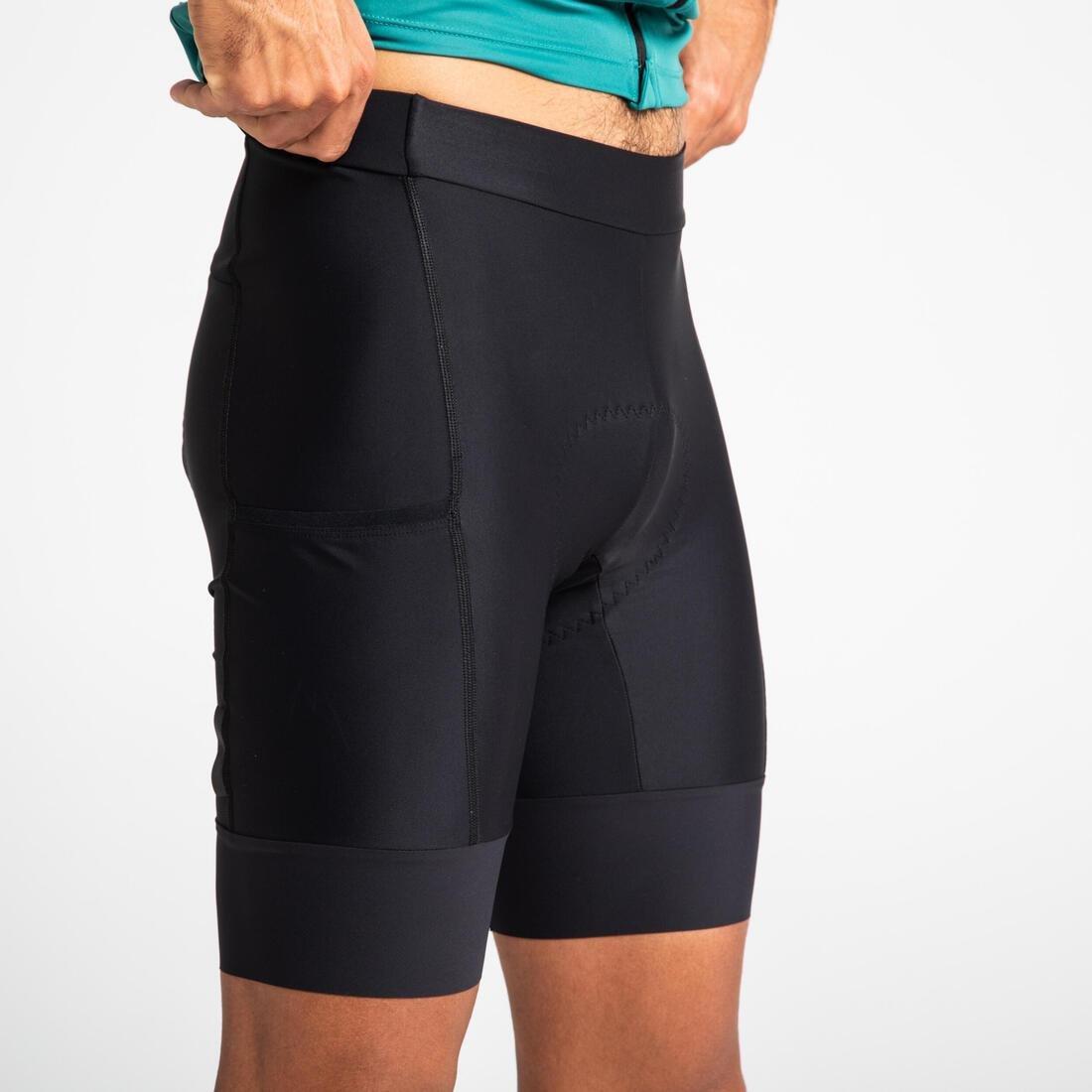 Men Road Cycling Bibless Shorts - Rc500, Navy, No Color, large image number 14