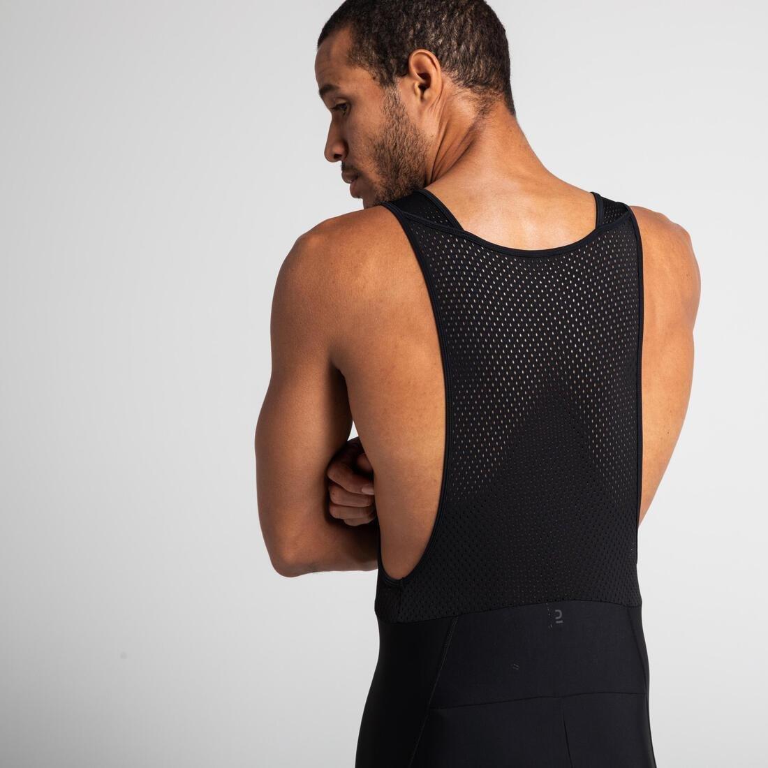 Men Road Cycling Bib Shorts Rc500, Black, No Color, large image number 6