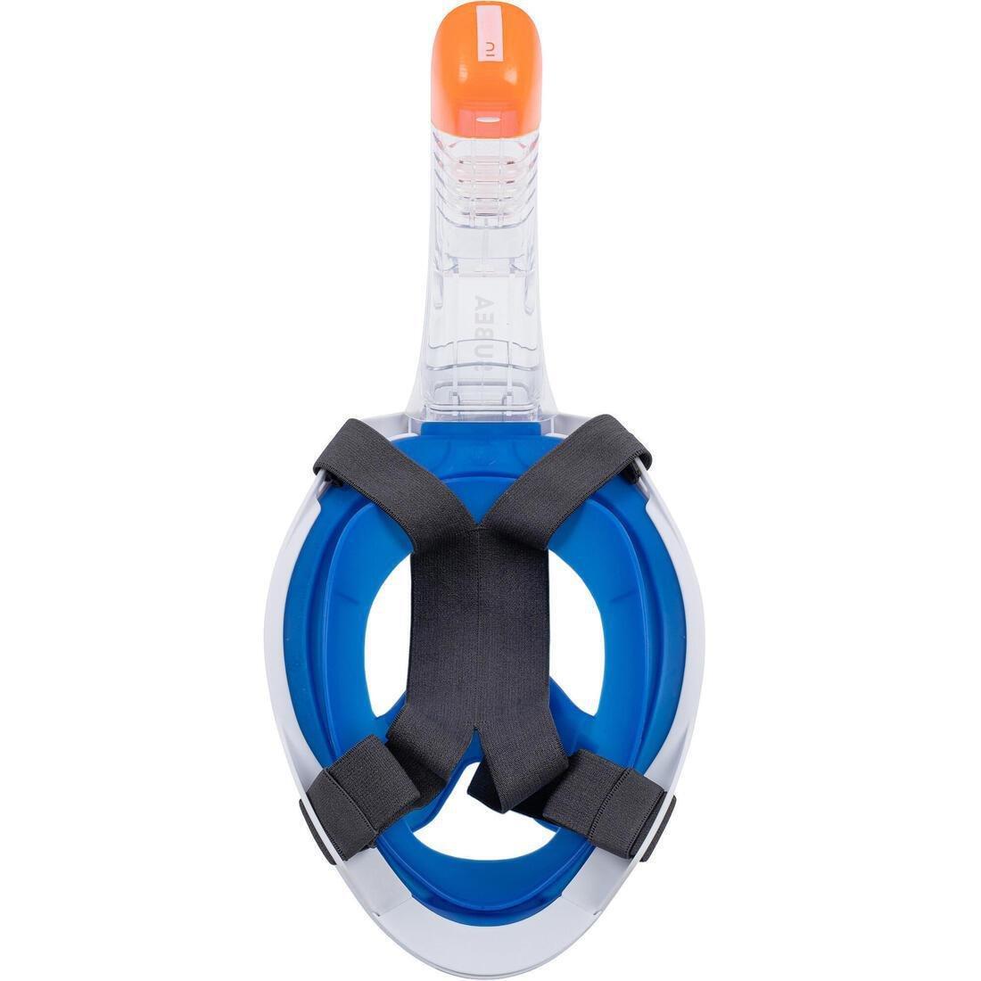 Snorkelling Kit Easybreath 500 Mask Fins, Blue, , large image number 5