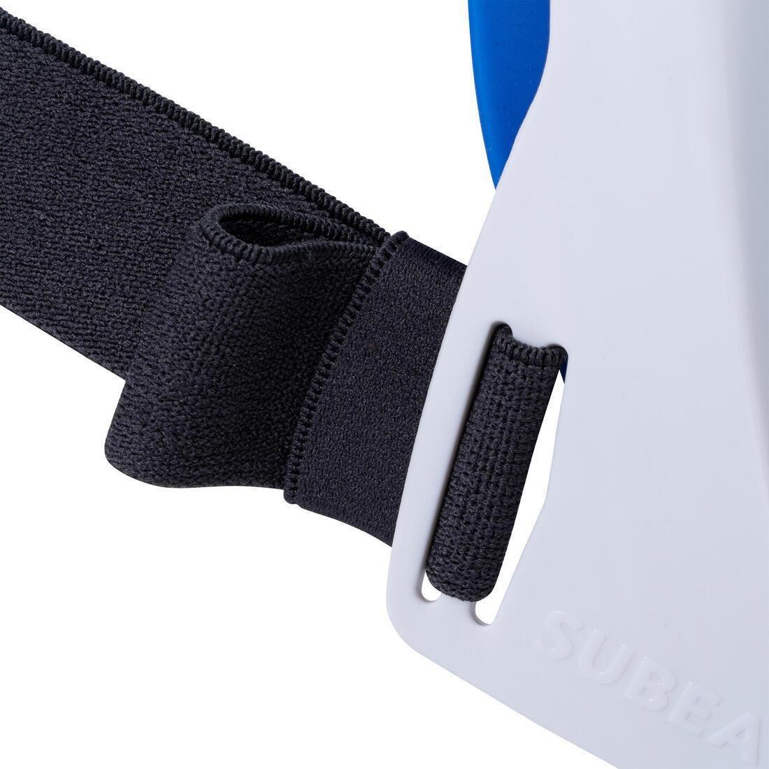 Snorkelling Kit Easybreath 500 Mask Fins, Blue, , large image number 6