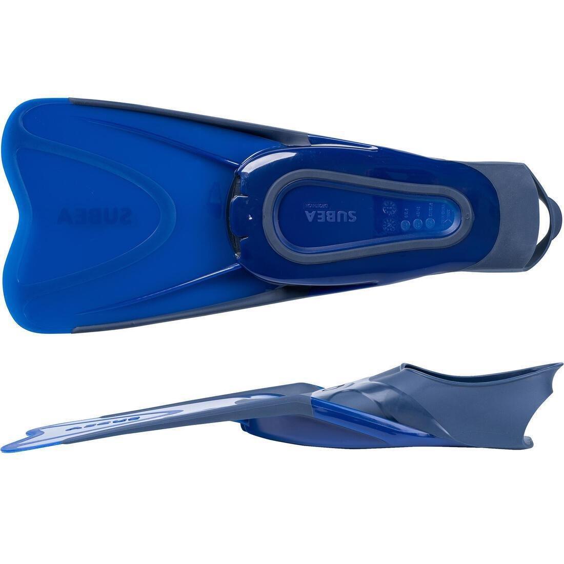 SUBEA - Snorkelling Kit Easybreath 500 Mask Fins, Blue