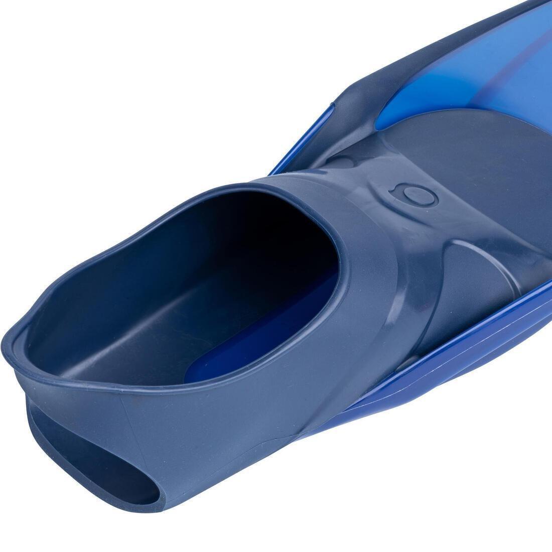 Snorkelling Kit Easybreath 500 Mask Fins, Blue, , large image number 11