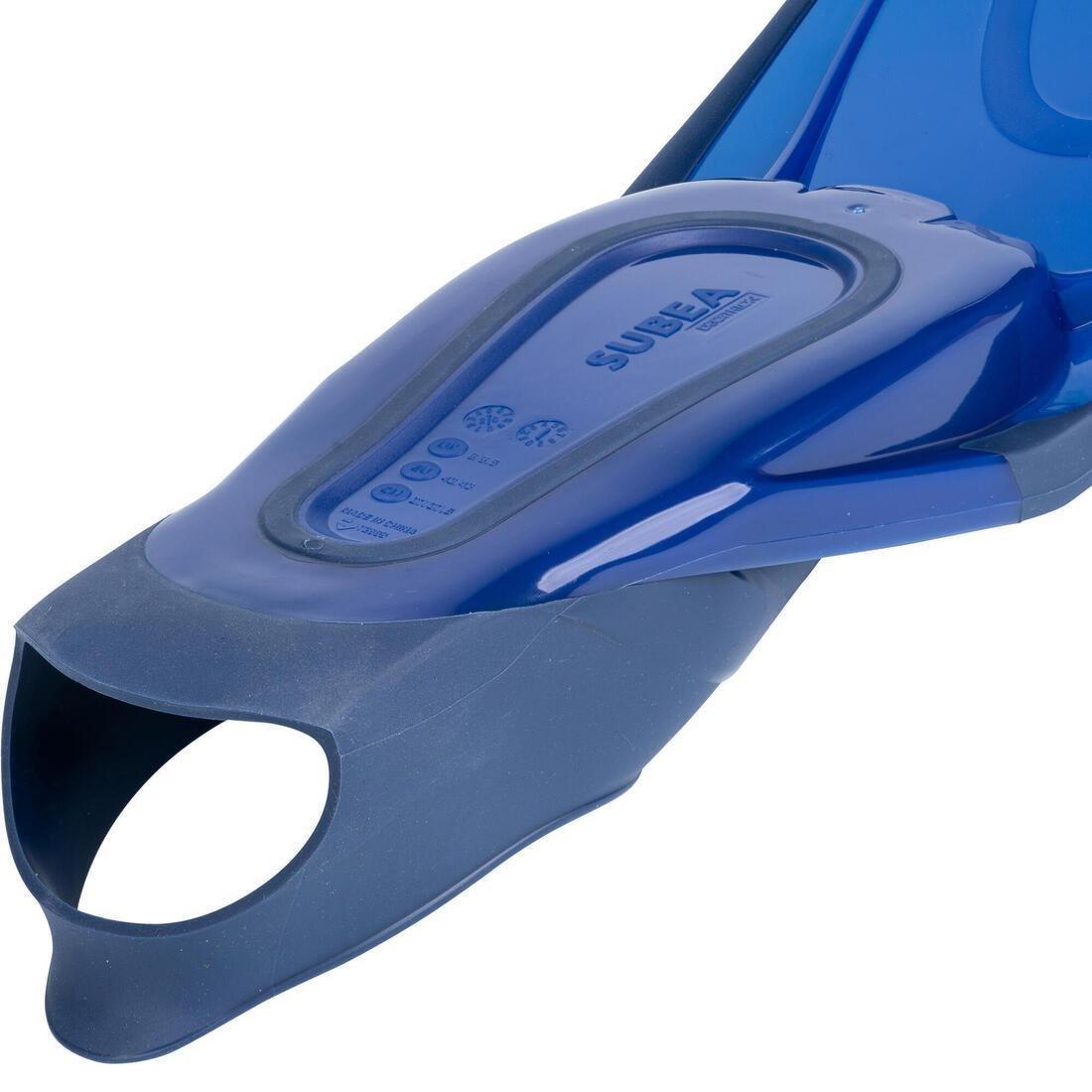 Snorkelling Kit Easybreath 500 Mask Fins, Blue, , large image number 12