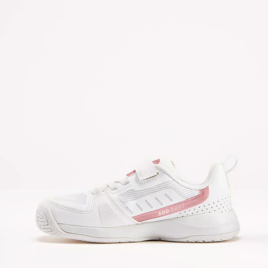Kids' Tennis Shoes with Rip-Tab - TS500 Fast, White, , large image number 2