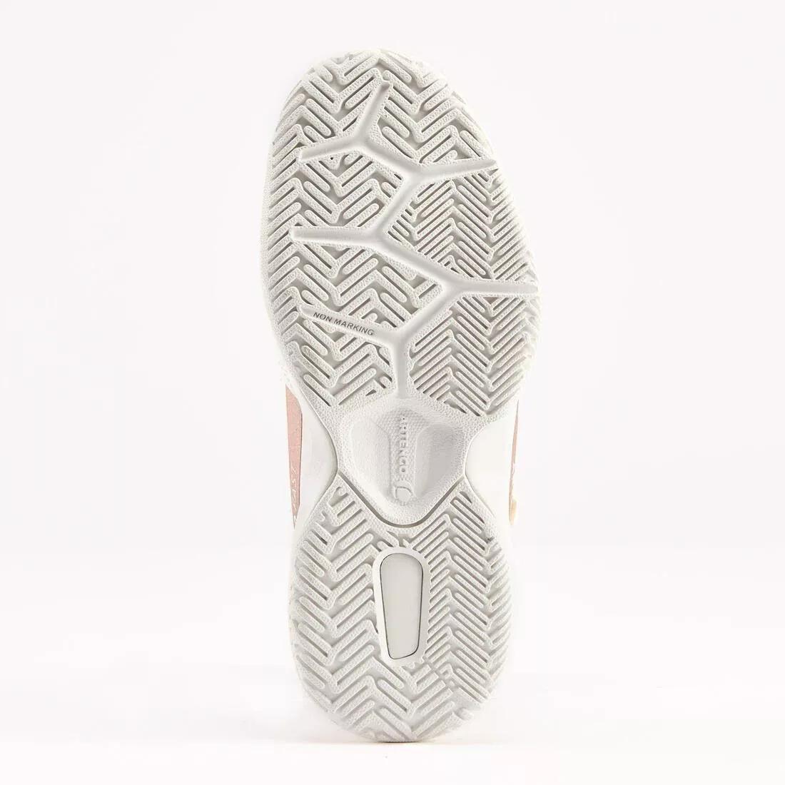 Kids' Tennis Shoes with Rip-Tab - TS500 Fast, White, , large image number 4
