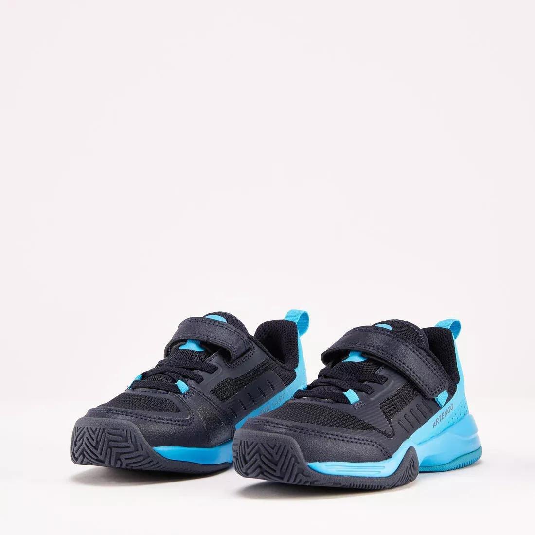 Kids Unisex Tennis Shoes - With Rip-Tab Ts500 Fast, Blue, , large image number 3