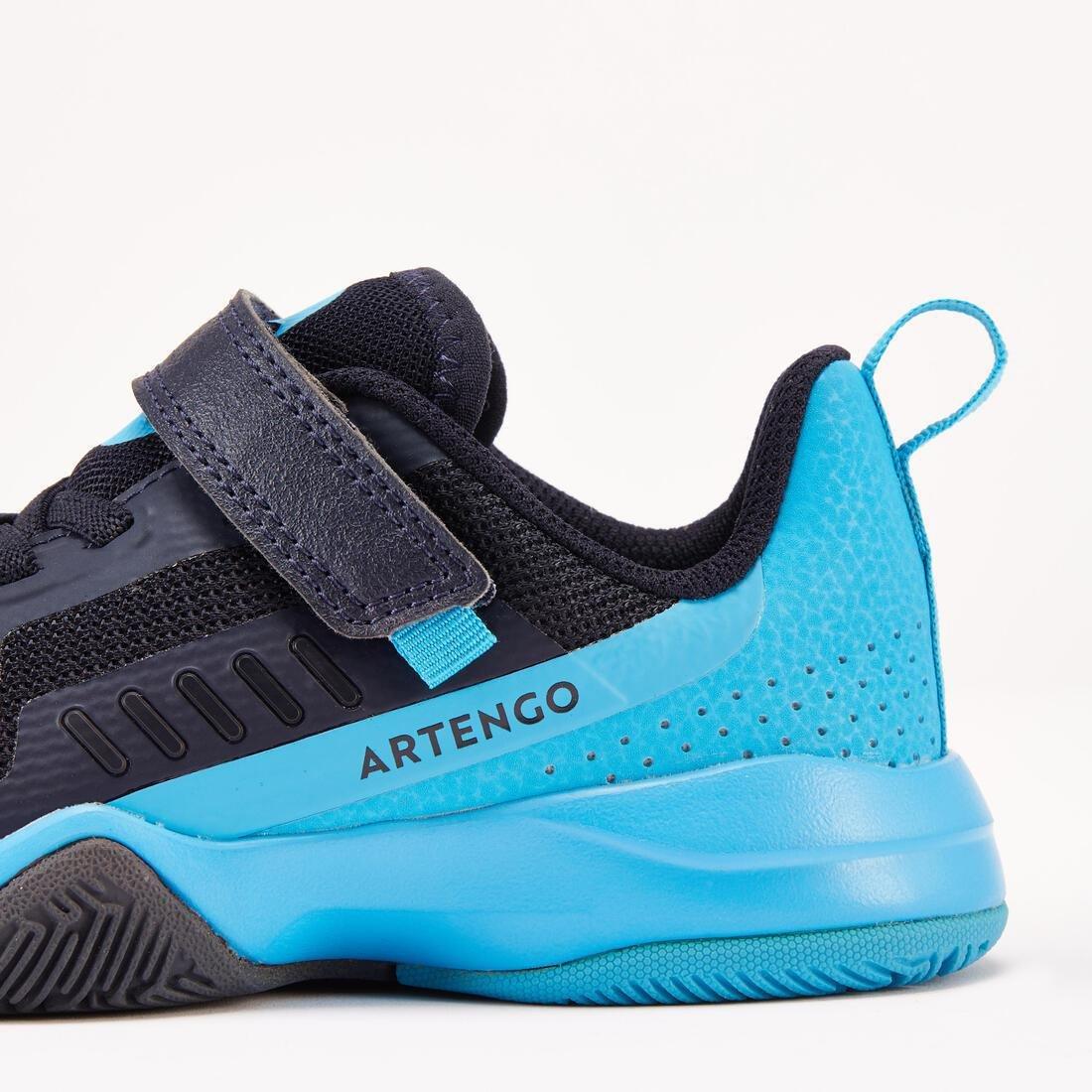 Kids Unisex Tennis Shoes - With Rip-Tab Ts500 Fast, Blue, , large image number 6