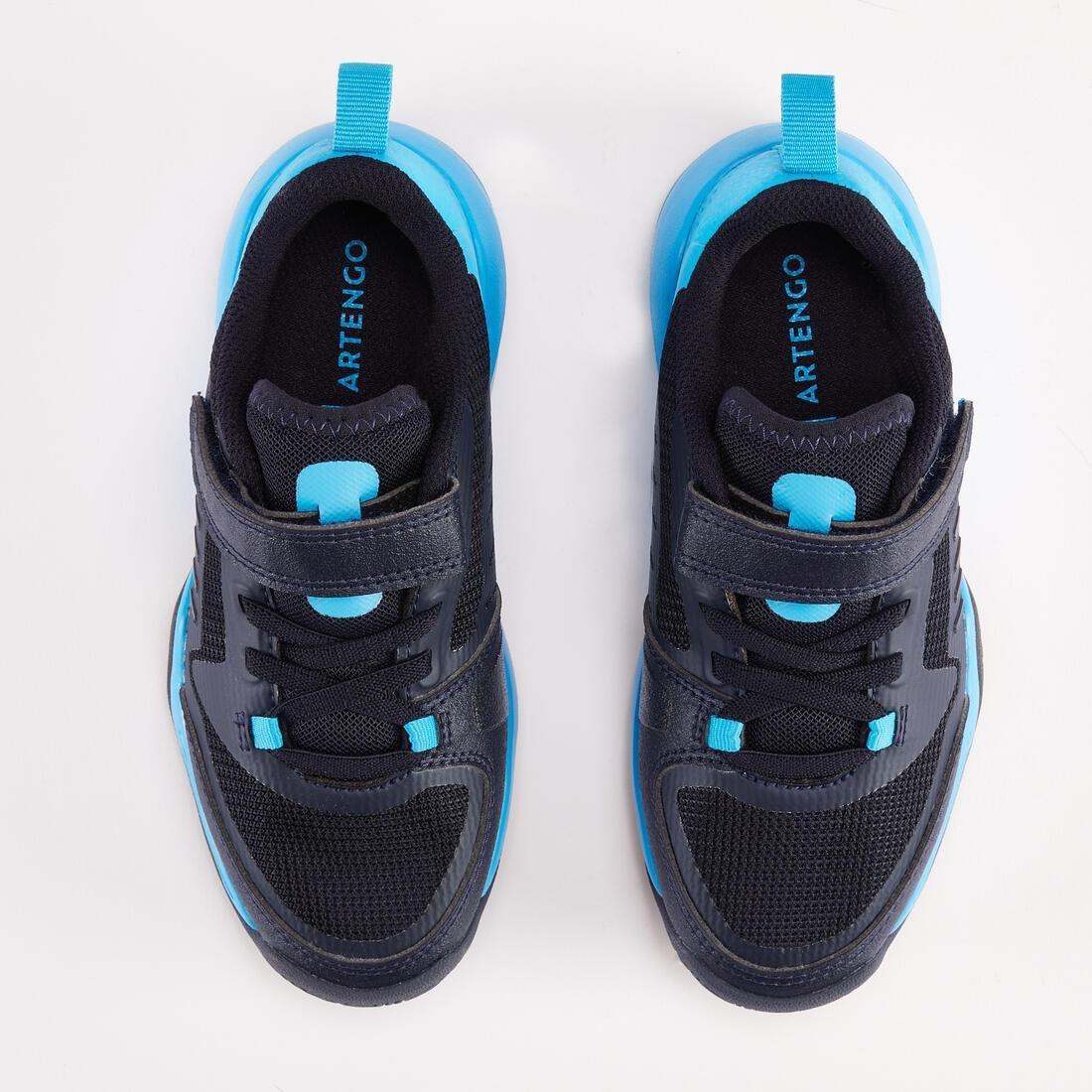 Kids Unisex Tennis Shoes - With Rip-Tab Ts500 Fast, Blue, , large image number 8