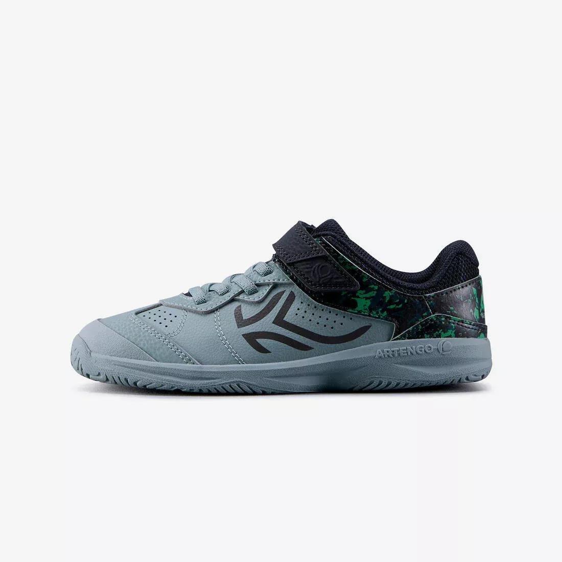 Kids' Durable Rip-Tab Trainers TS160, frozen green, , large image number 0