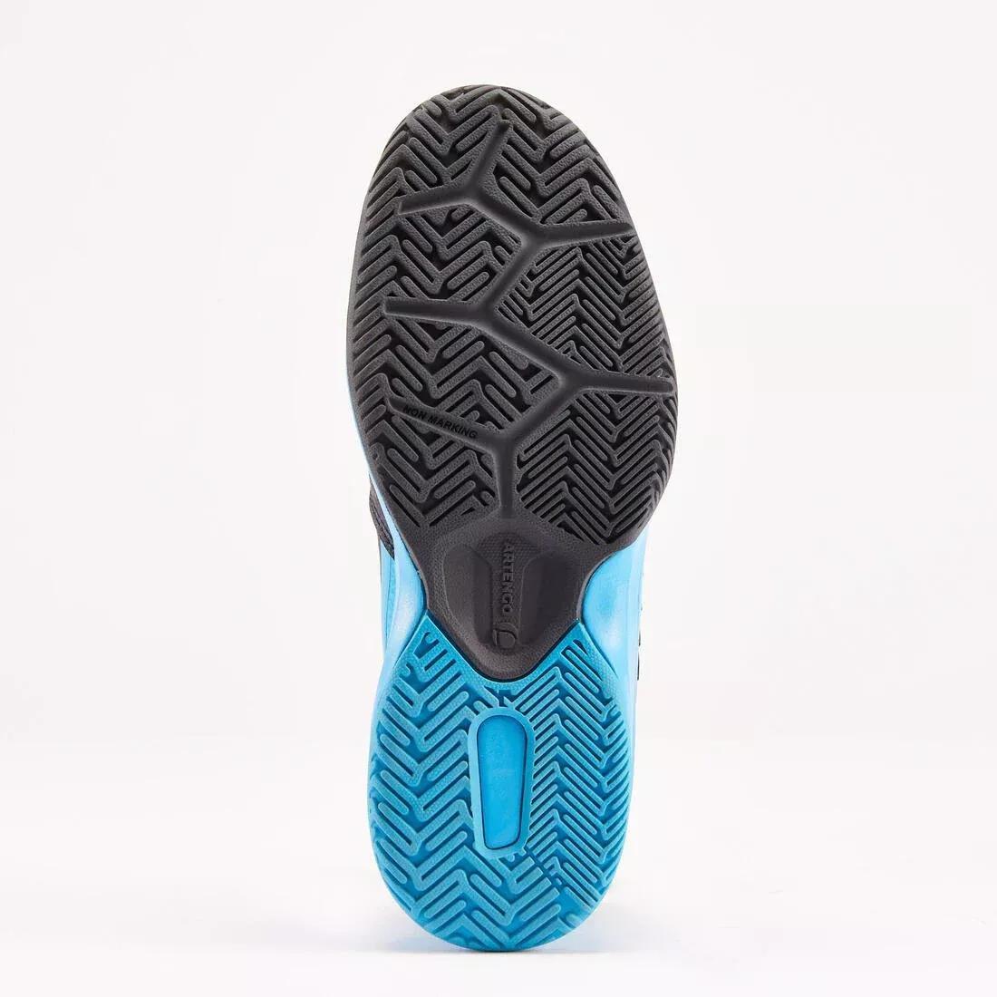 Kids Tennis Shoes With Laces Ts500 Fast, Blue, , large image number 4
