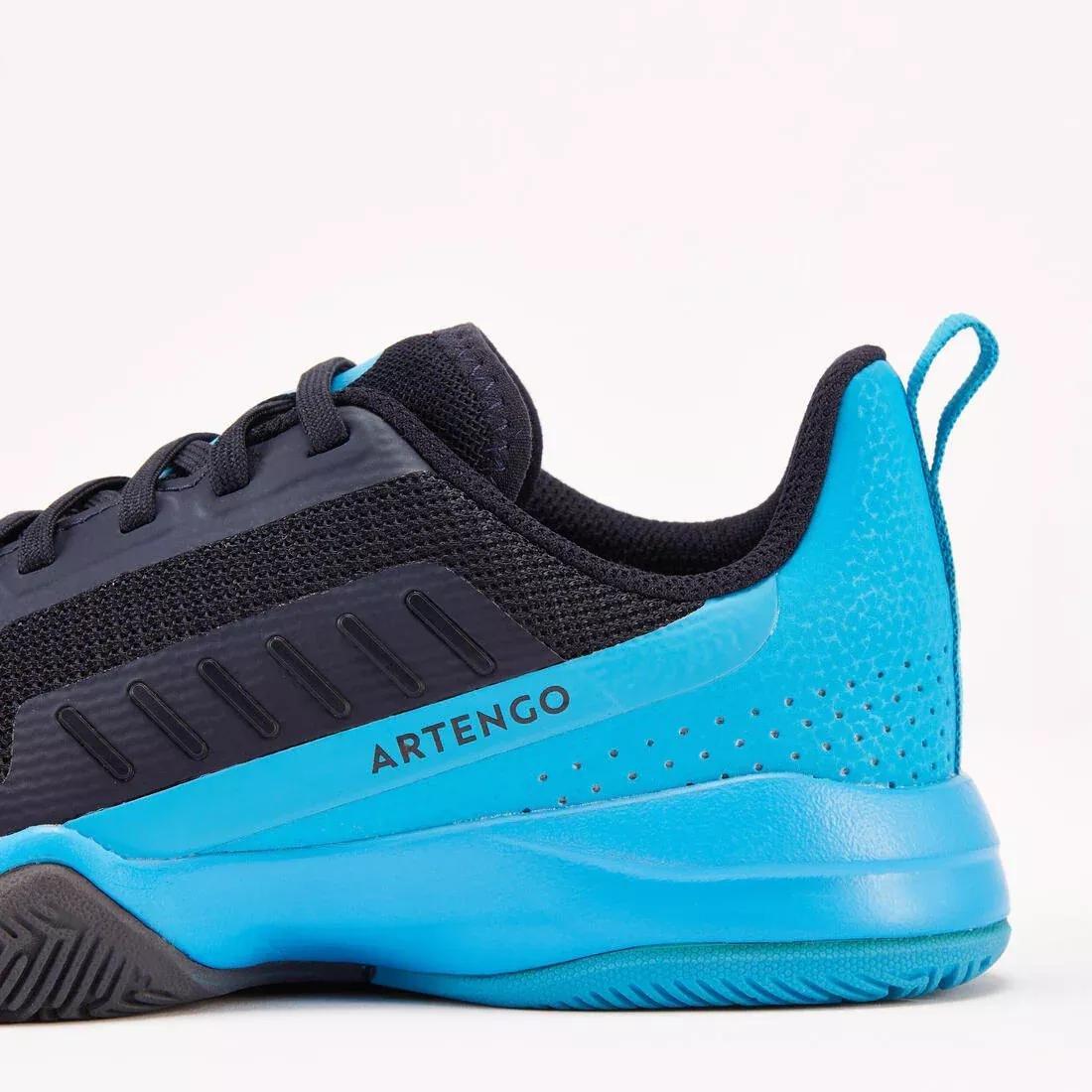 Kids Tennis Shoes With Laces Ts500 Fast, Blue, , large image number 6