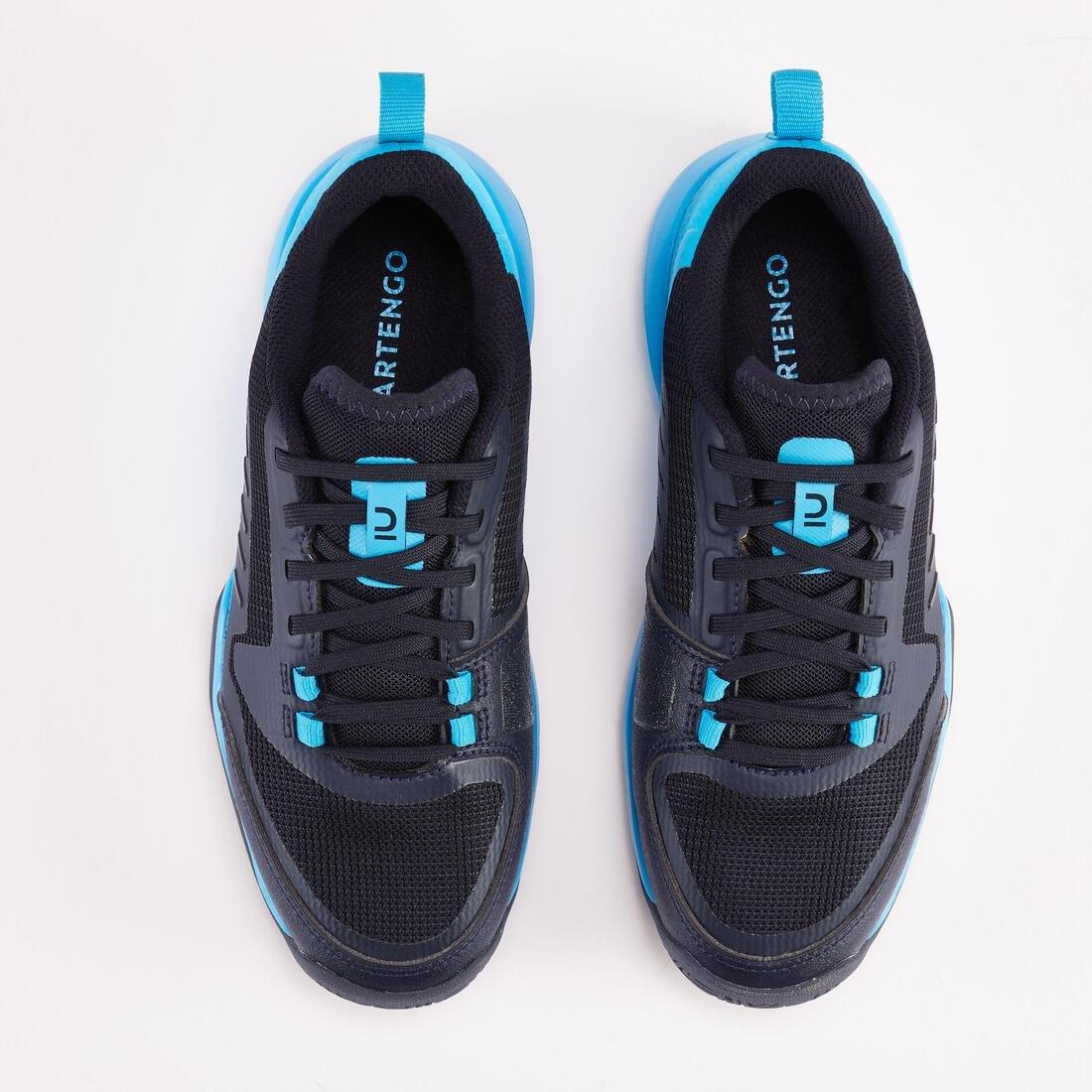 Kids Tennis Shoes With Laces Ts500 Fast, Blue, , large image number 8