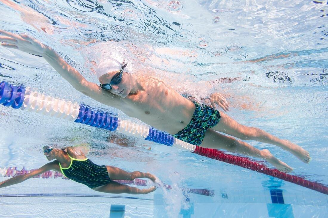 Kids Boys Fitib Swimming Boxer Shorts, Blue, No Color, large image number 13