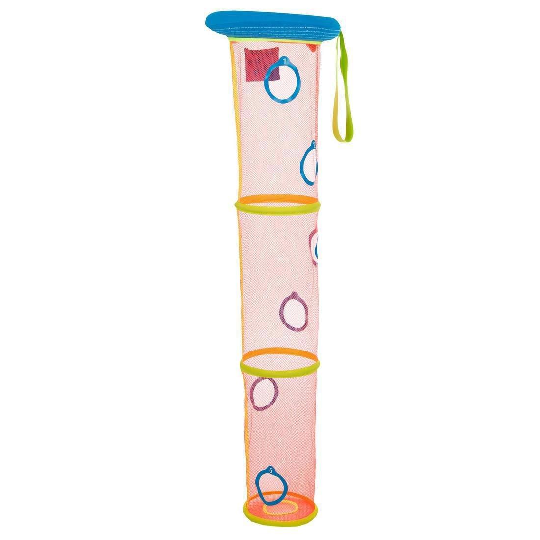 Underwater Pool Game Bag + Net + 3 Balls Tiball, Orange, No Color, medium