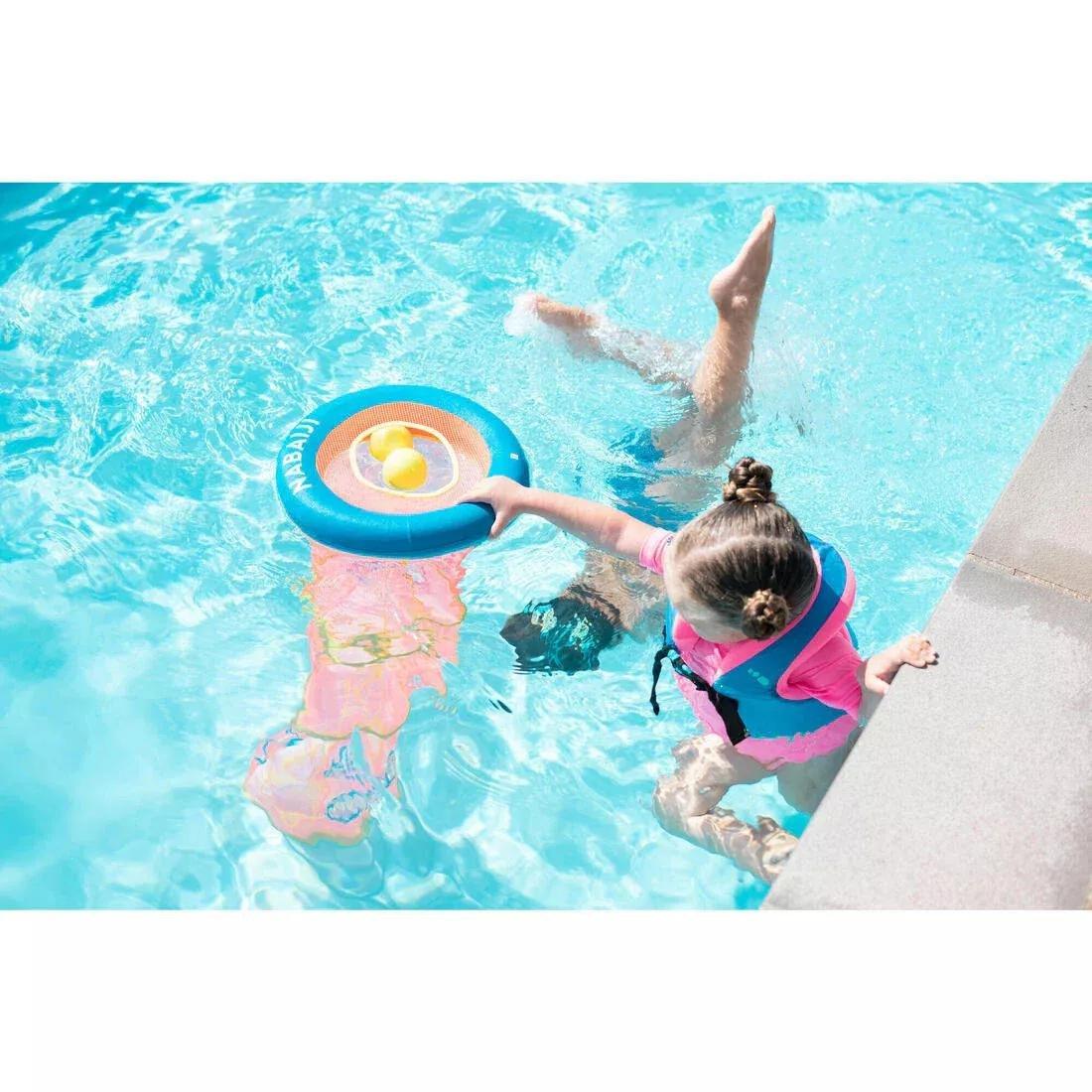 Underwater Pool Game Bag + Net + 3 Balls Tiball, Orange, No Color, large image number 7