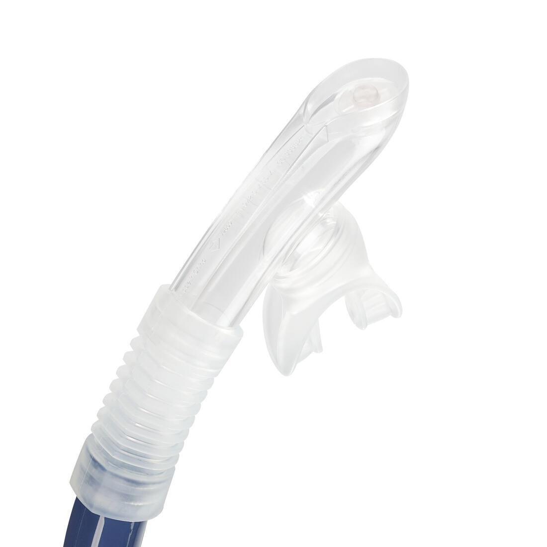 Dry Diving Snorkel With Drytop Valve System - 100 Dry Top, Blue, No Color, large image number 5