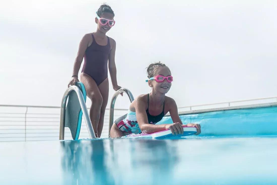 Kids Unisex Swimming Mask - Swimdow 100 / Jr, Blue, No Color, large image number 9