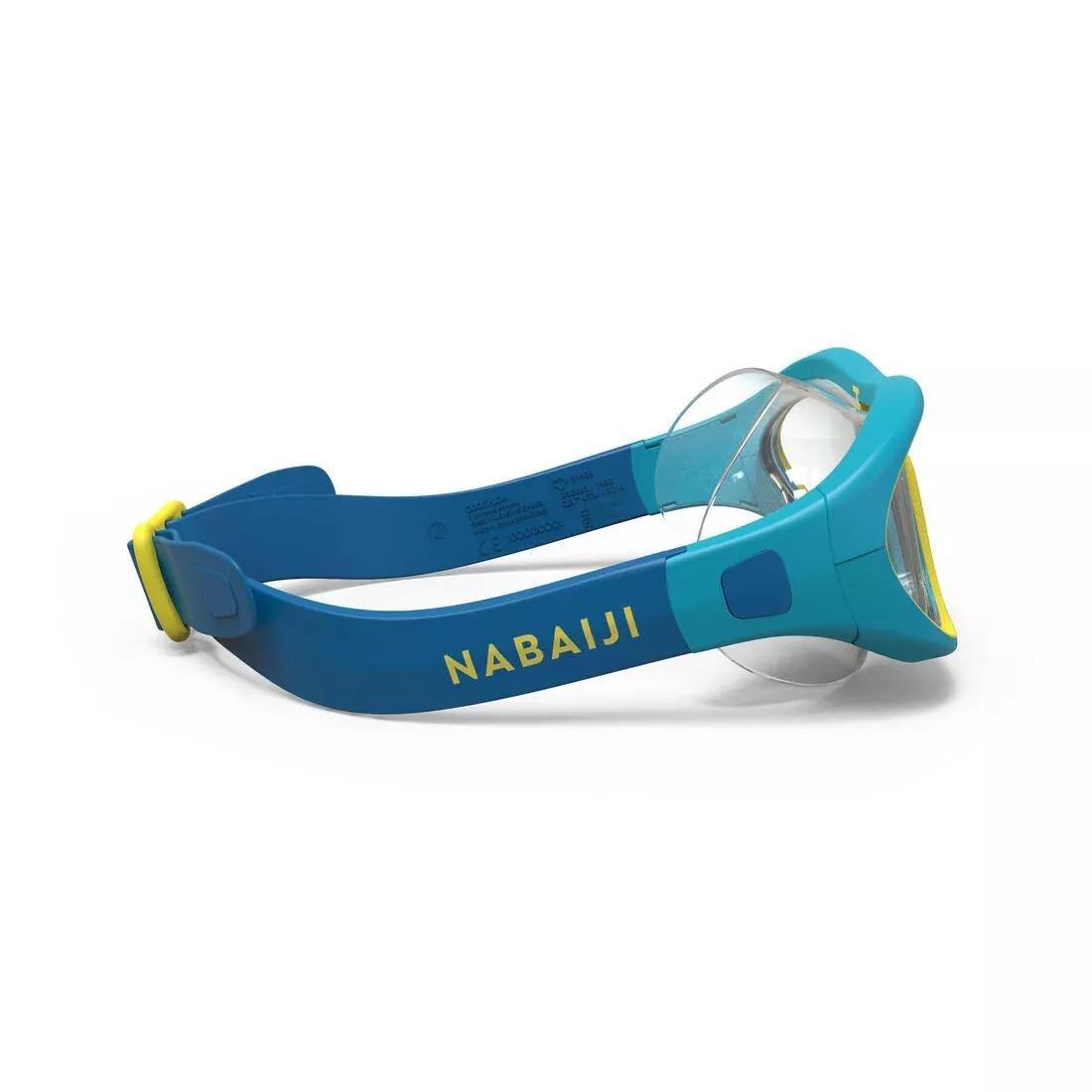 Kids Unisex Swimming Mask - Swimdow 100 / Jr, Blue, No Color, large image number 13
