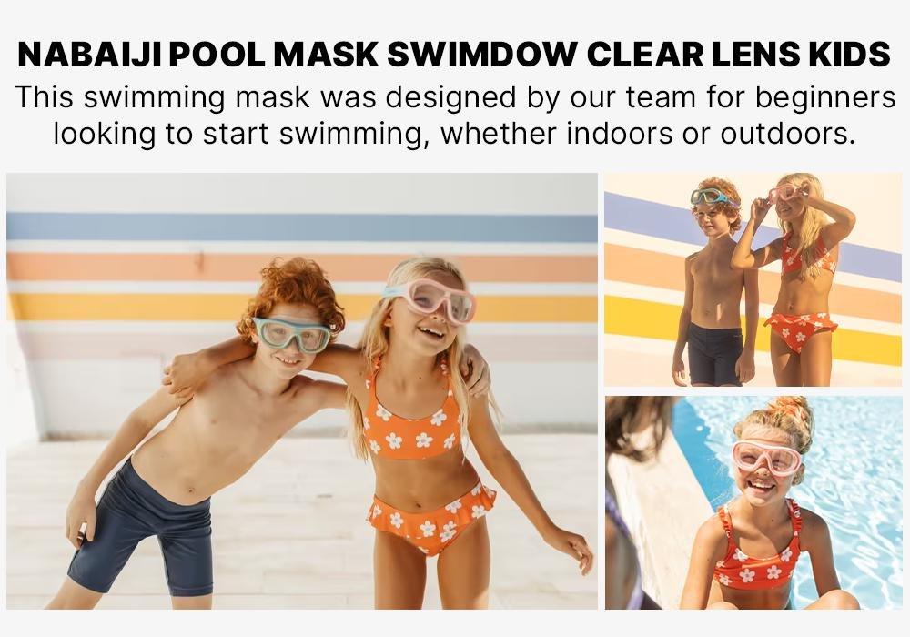 Kids Unisex Swimming Mask - Swimdow 100 / Jr, Blue, No Color, large image number 18