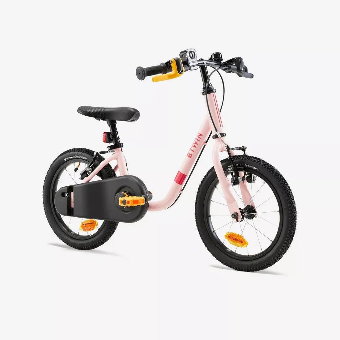 Kids Unisex 3-5 Years 2-In-1 14-Inch Balance Bike - Discover 500, Red, No Color, large image number 6