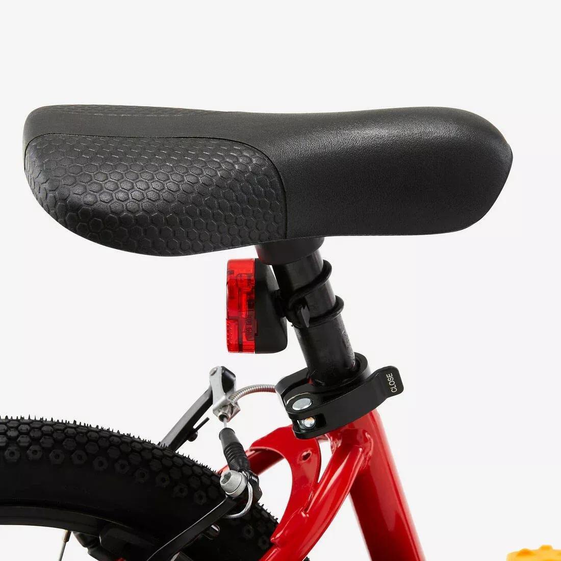 Kids Unisex 3-5 Years 2-In-1 14-Inch Balance Bike - Discover 500, Red, No Color, large image number 14