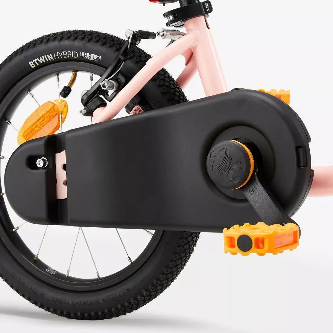 Kids Girls 3-5 Years 2-In-1 14-Inch Balance Bike - Discover 500, Pink, No Color, large image number 9