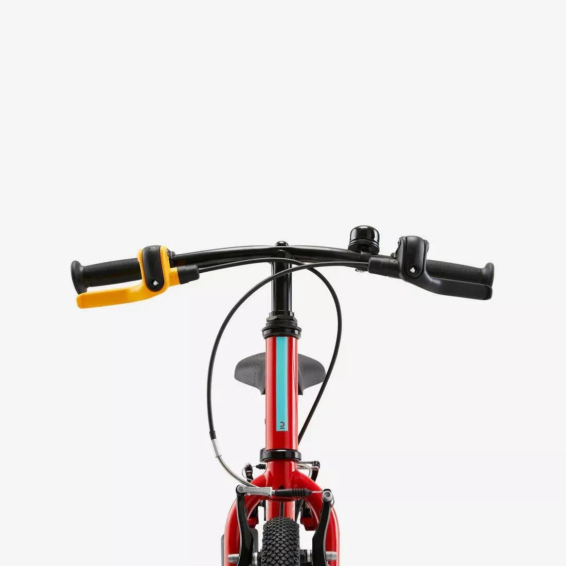 Kids Unisex 3-5 Years 2-In-1 14-Inch Balance Bike - Discover 500, Orange, No Color, large image number 4