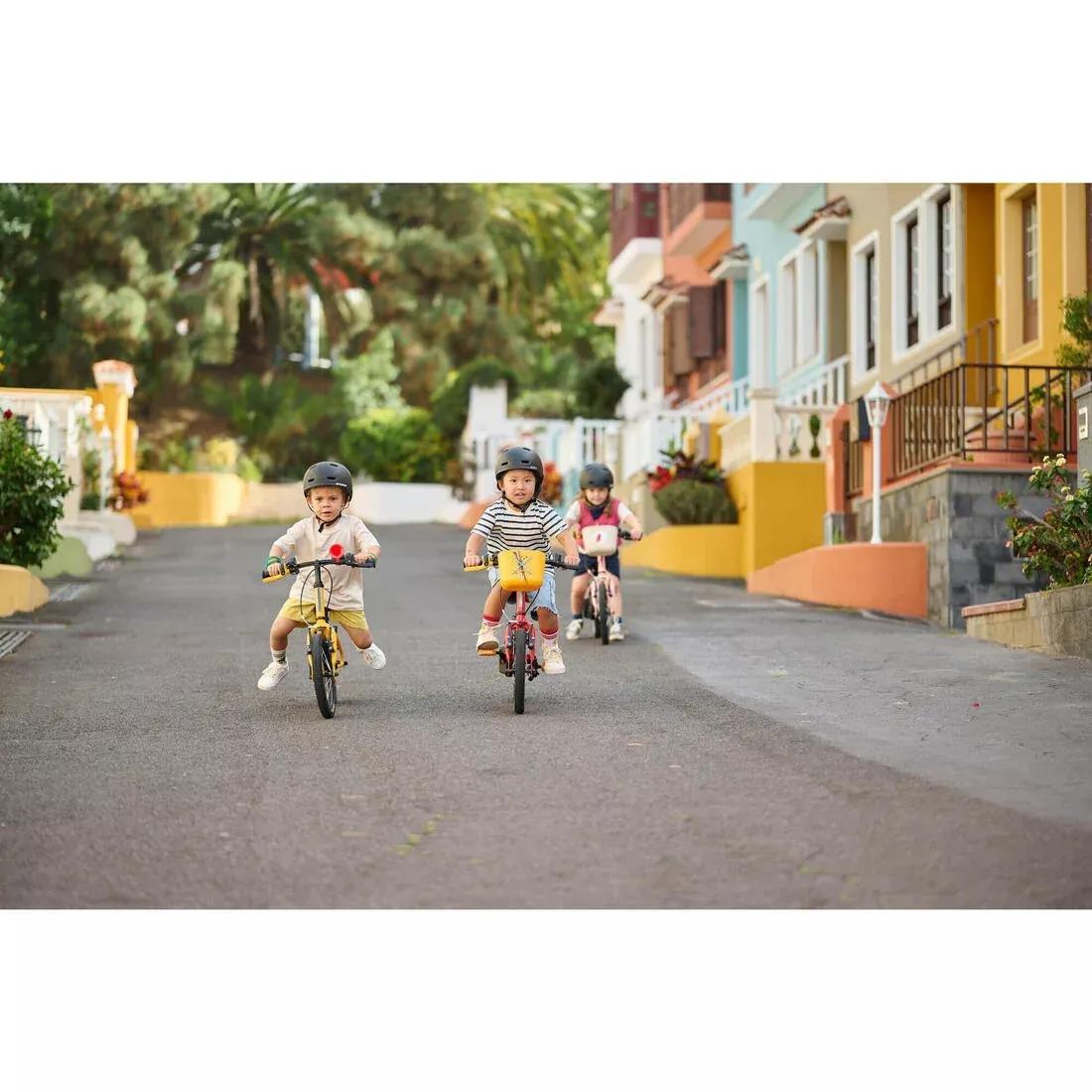 Kids Unisex 3-5 Years 2-In-1 14-Inch Balance Bike - Discover 500, Orange, No Color, large image number 7