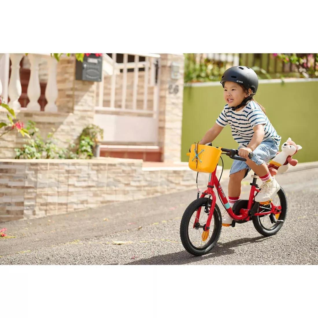 Kids Unisex 3-5 Years 2-In-1 14-Inch Balance Bike - Discover 500, Orange, No Color, large image number 11