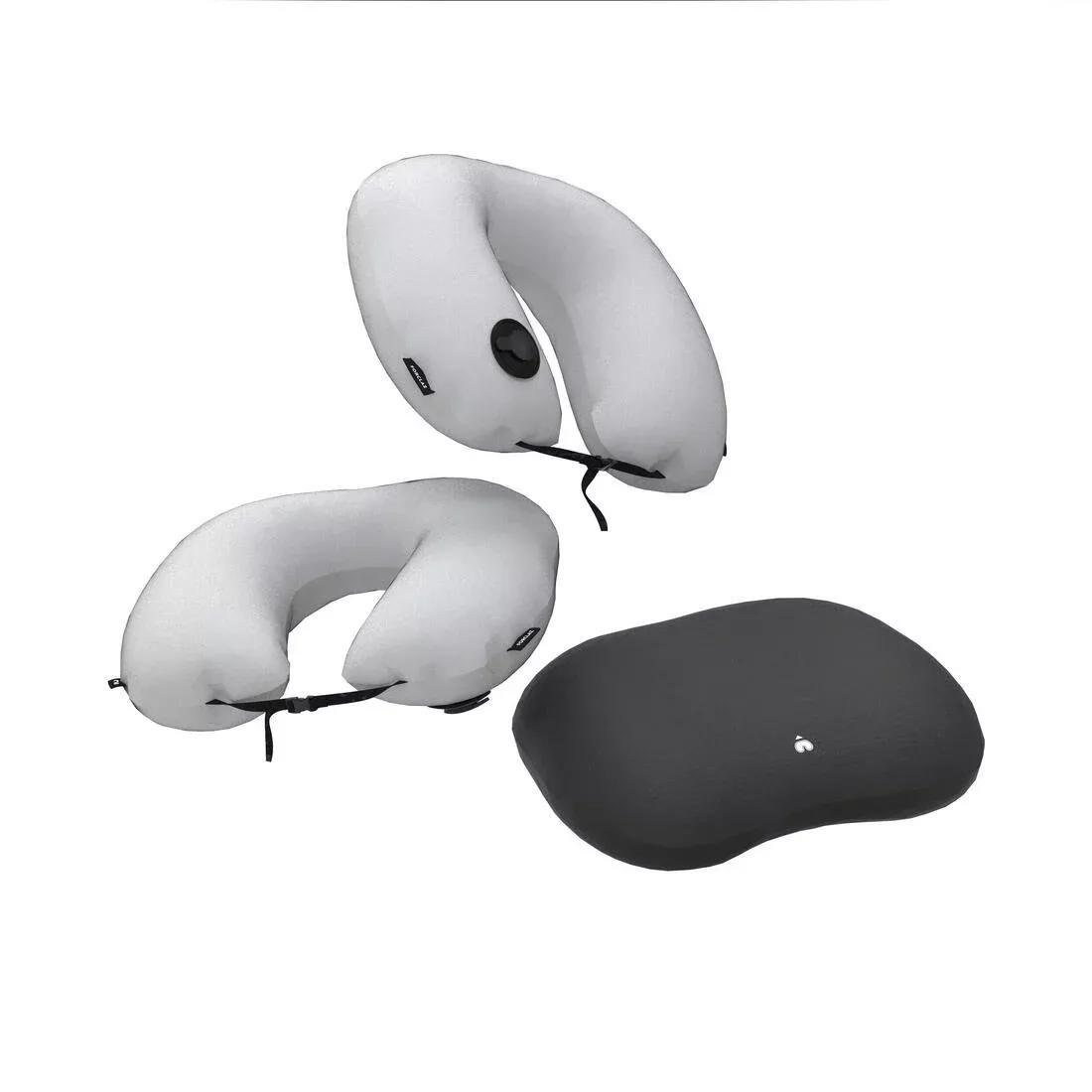 GRANIT GREY 2 In 1 travel pillow-Travel 500, No Color, large image number 3
