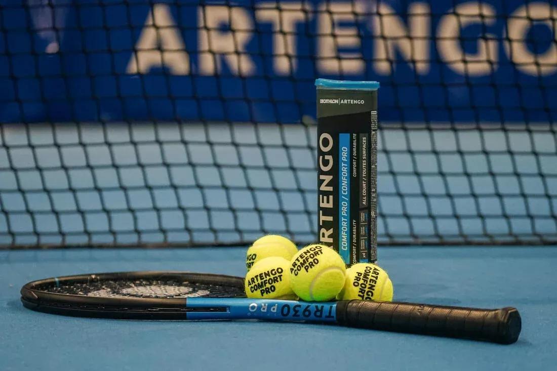 Versatile Tennis Ball Comfort - Pro 4-Pack, Yellow, No Color, large image number 6