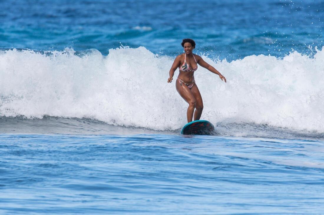 Women  Push-Up Swimsuit Top - Elena Foly, Green, No Color, large image number 10